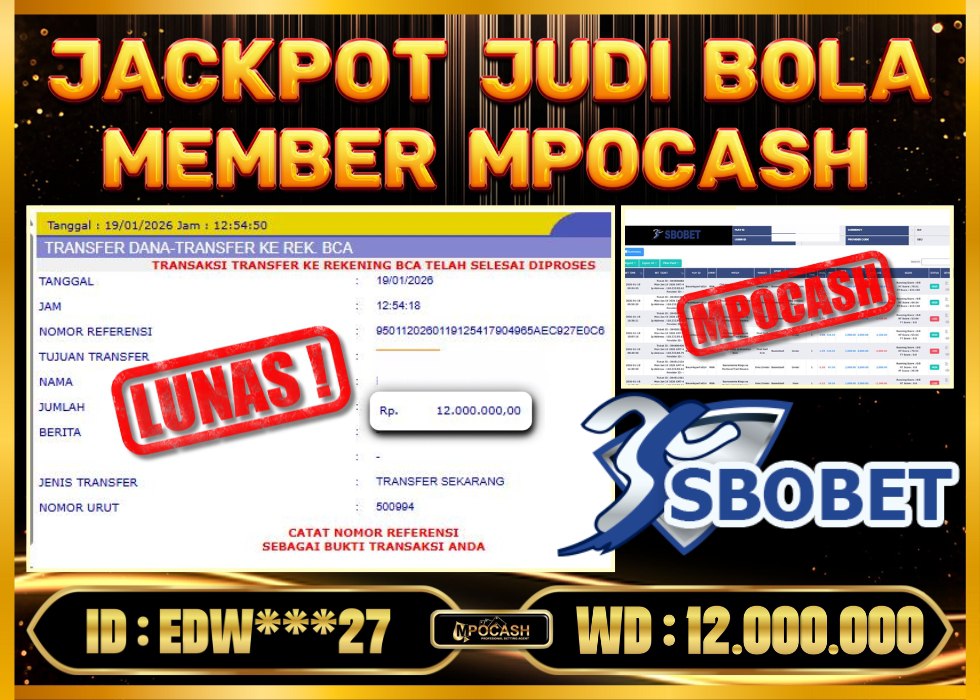 MPOCASH JACKPOT JUDI BOLA