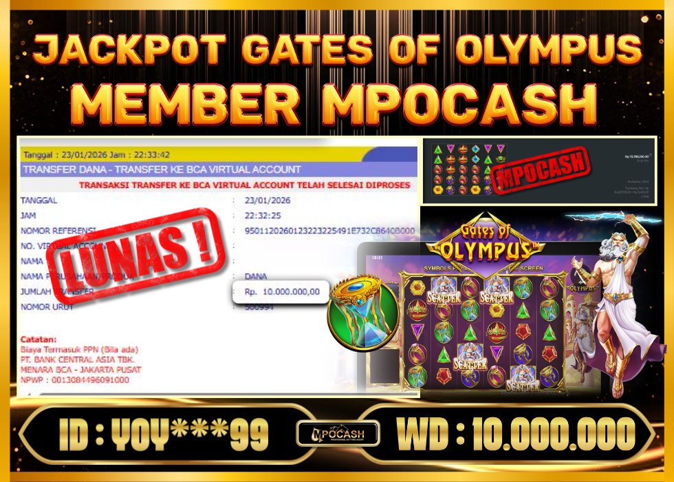 MPOCASH JACKPOT GATES OF OLYMPUS