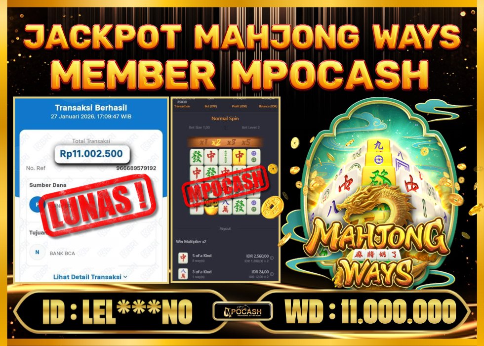 MPOCASH JACKPOT MAHJONG WAYS