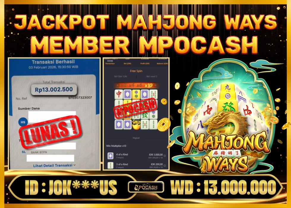 MPOCASH JACKPOT MAHJONG WAYS