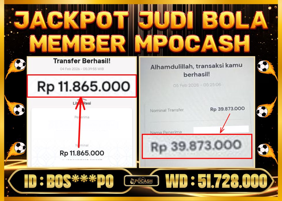MPOCASH JACKPOT JUDI BOLA