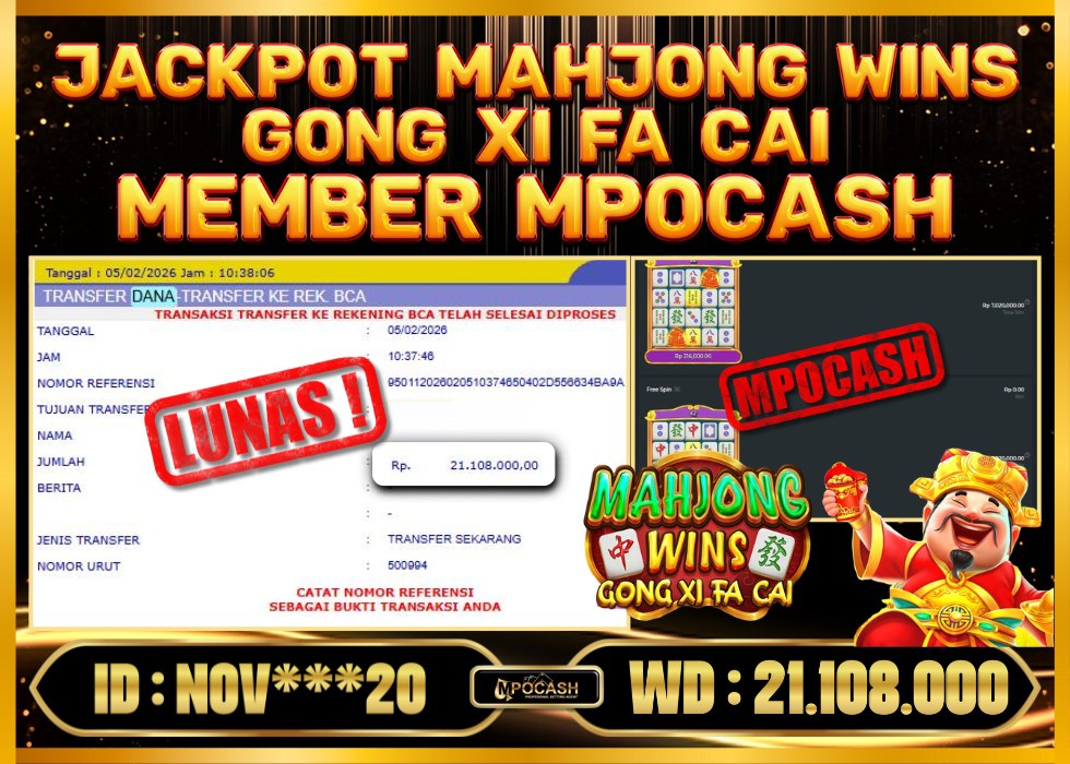 MPOCASH JACKPOT MAHJONG WINS GONG XI FA CAI