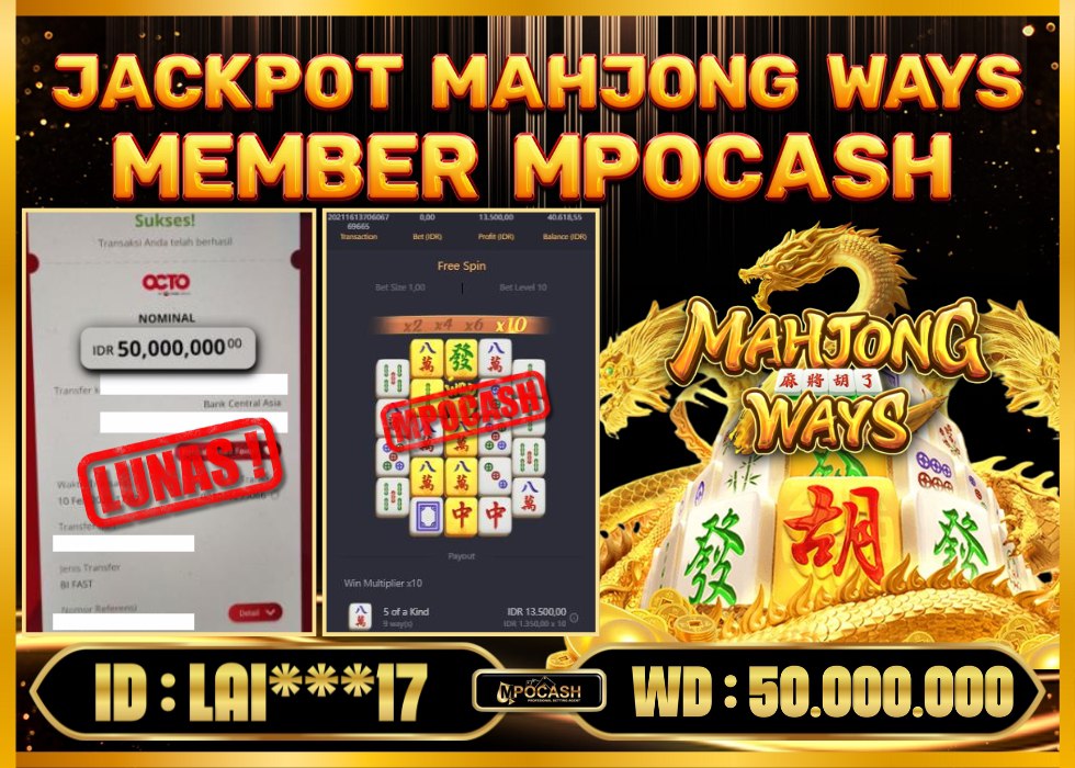 MPOCASH JACKPOT MAHJONG WAYS