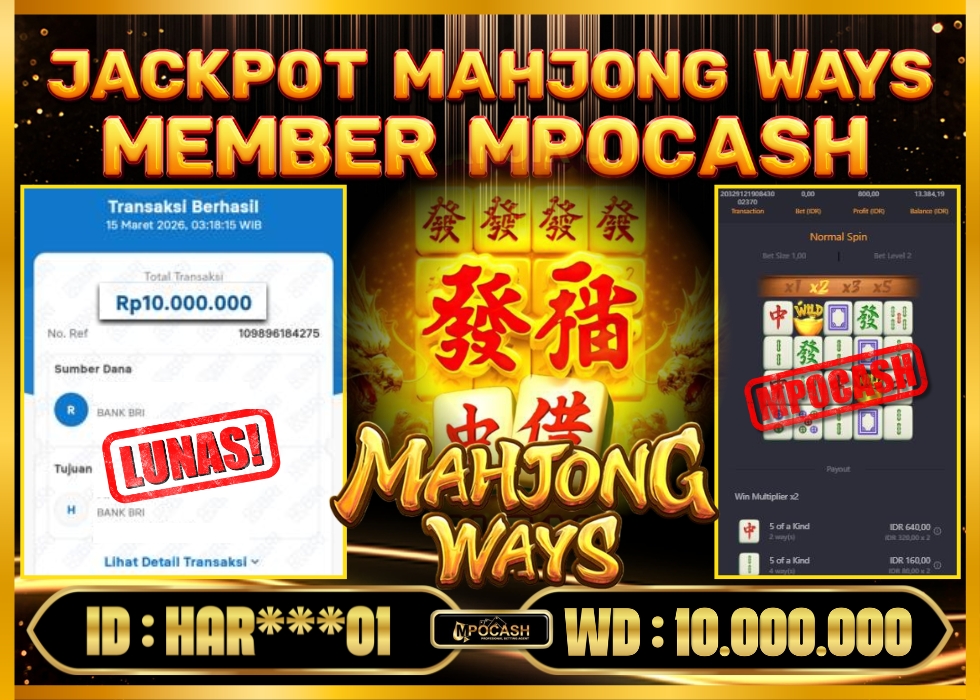 MPOCASH JACKPOT MAHJONG WAYS