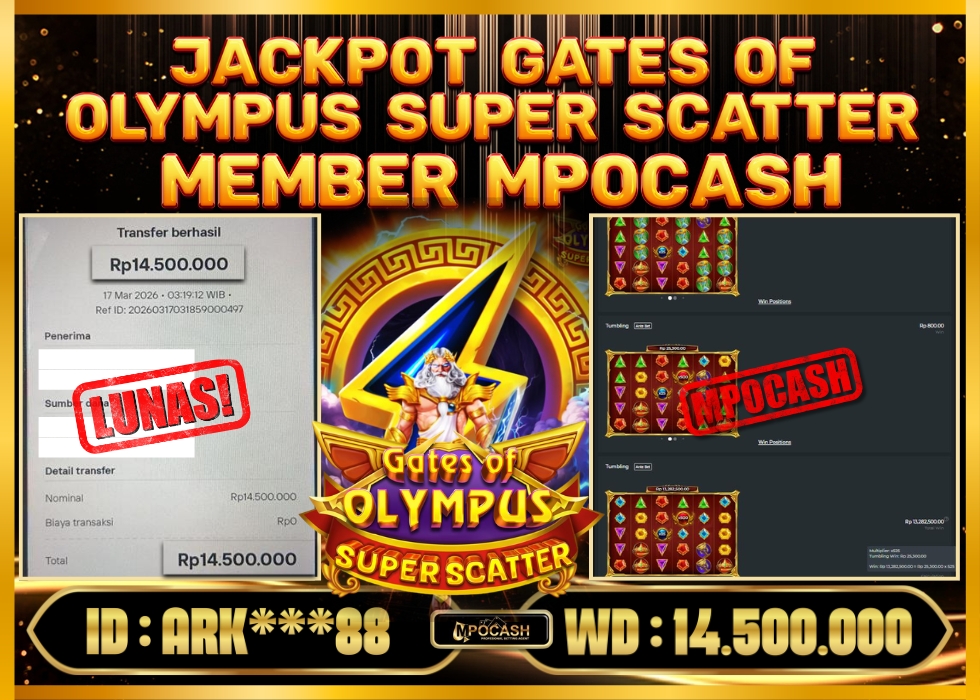 MPOCASH JACKPOT GATES OF OLYMPUS