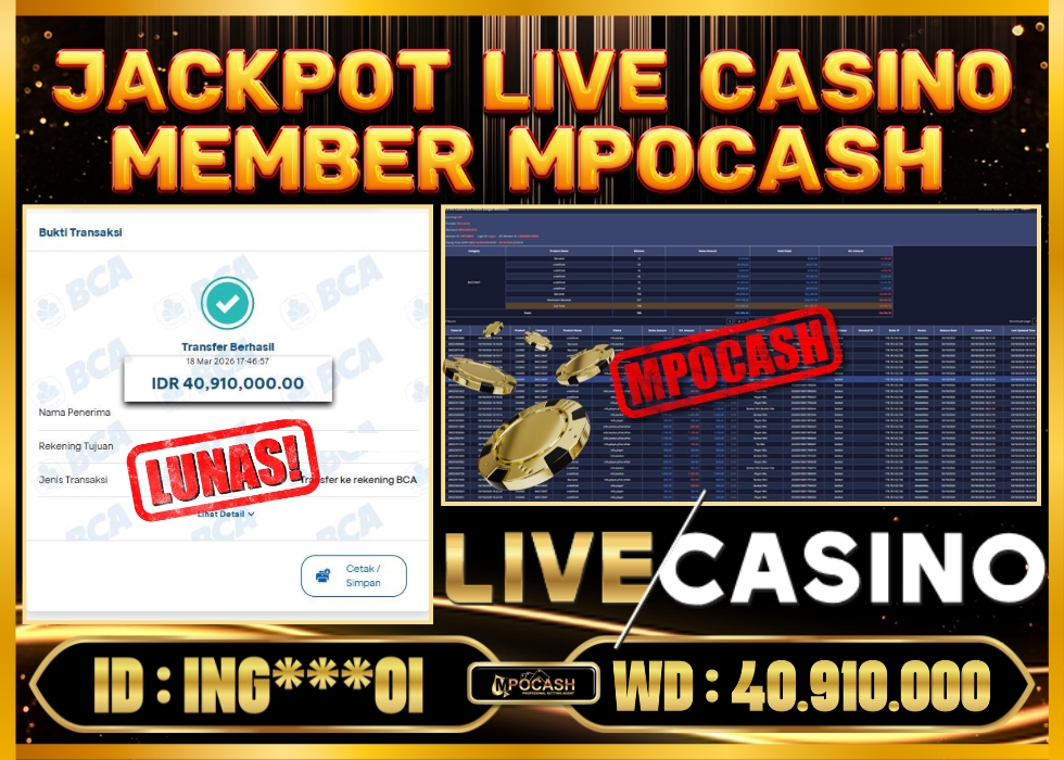 MPOCASH JACKPOT LIVE CASINO